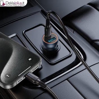 Borofone  automobilinis įkroviklis - usb- type-c (30W)